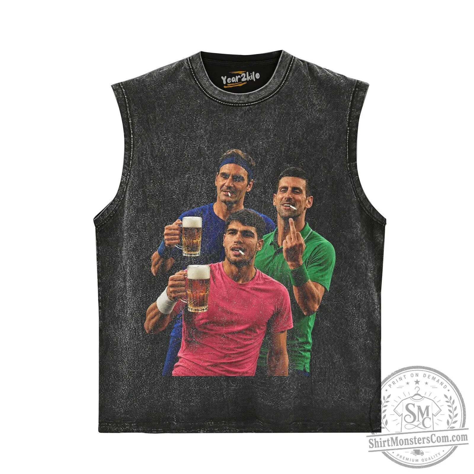 Carlos Alcaraz Roger Federer Novak Djokovic Tennis Legends T-Shirt 13 Carlos Alcaraz Roger Federer Novak Djokovic Tennis Legends T-Shirt