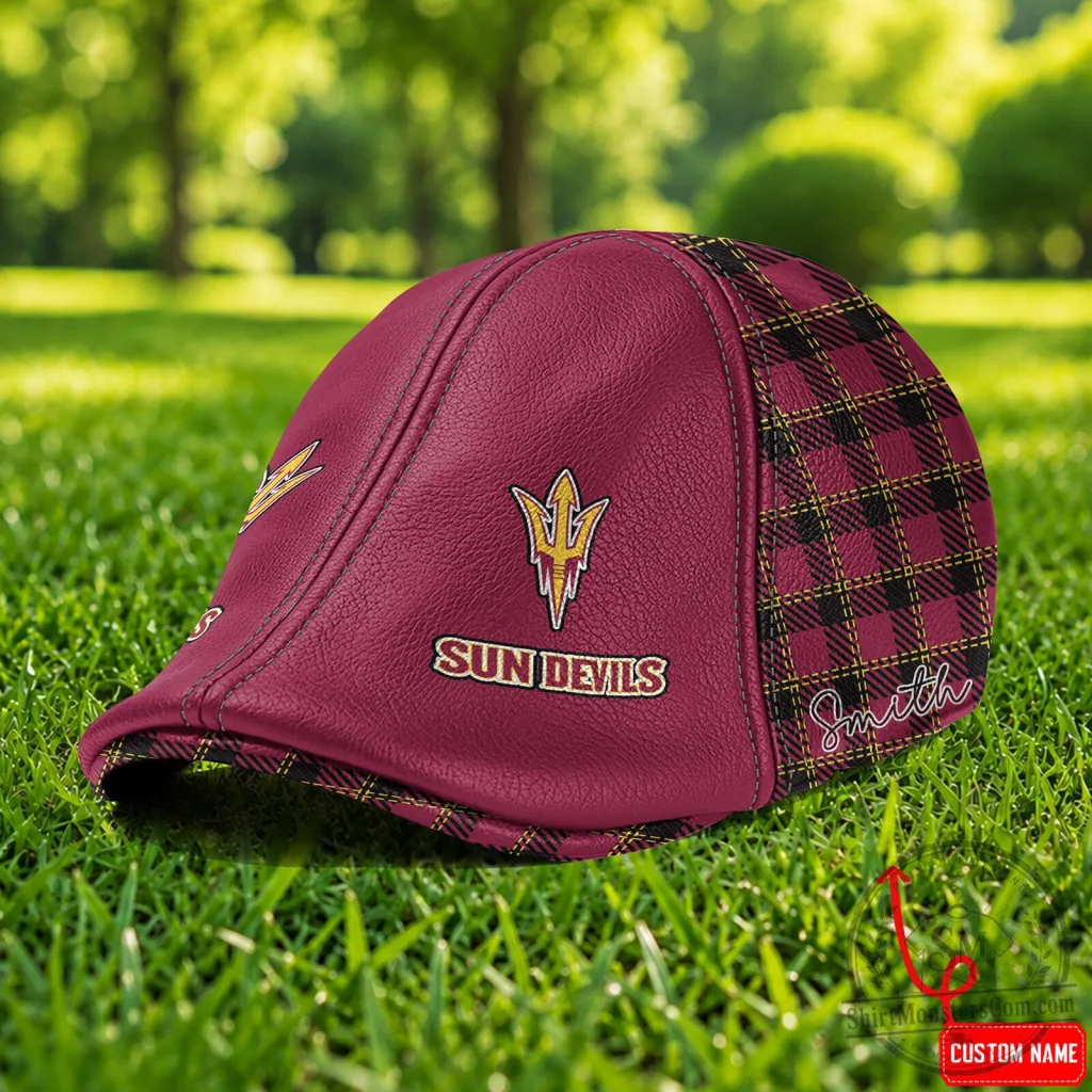 Arizona State Sun Devils NCAA Ivy League Flat Cap Arizona State Sun Devils NCAA Ivy League Flat Cap