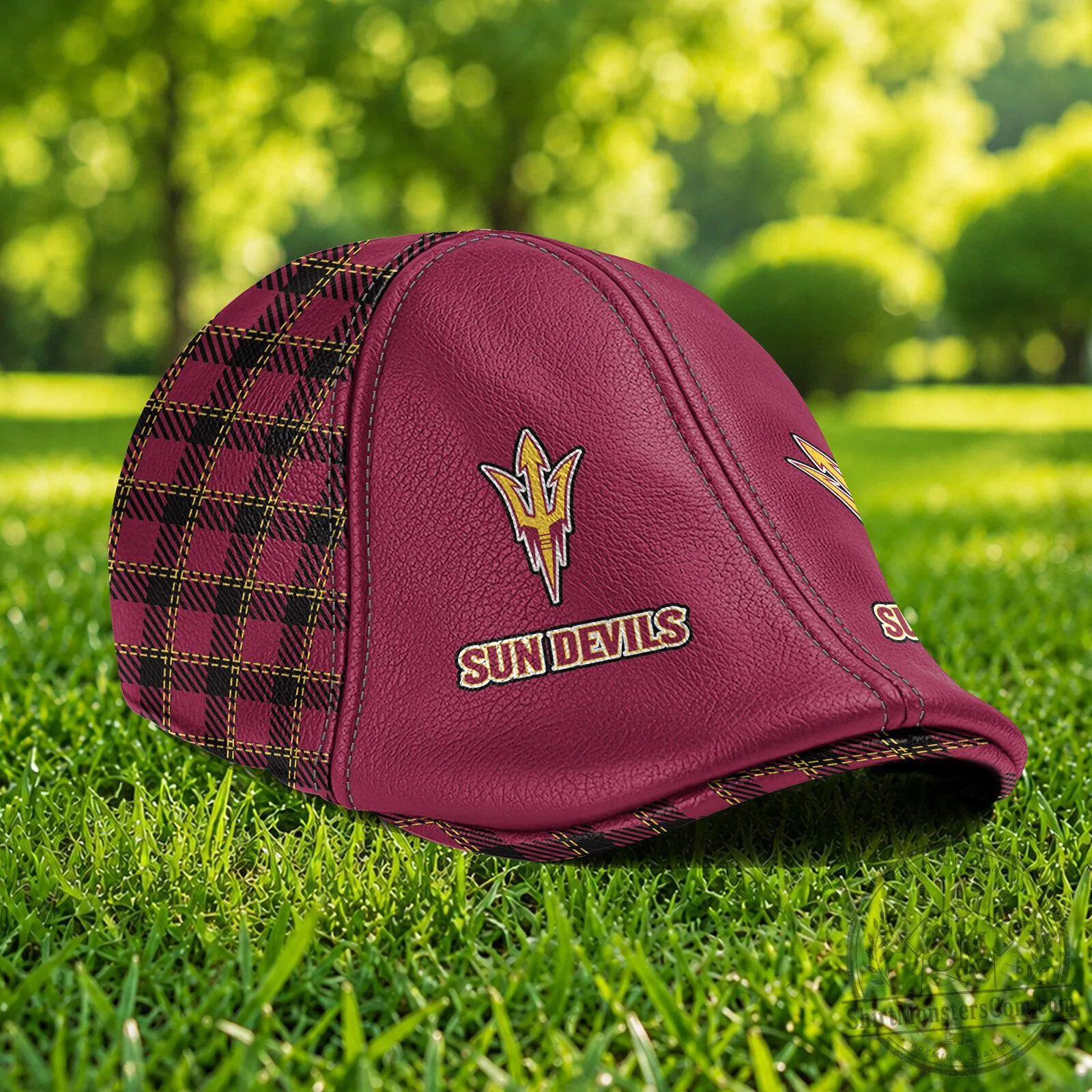 Arizona State Sun Devils NCAA Ivy League Flat Cap 5 Arizona State Sun Devils NCAA Ivy League Flat Cap