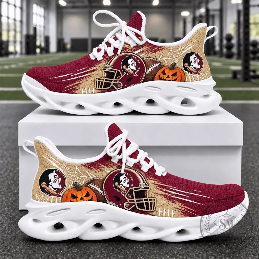 Florida State Seminoles Halloween Football Team Chunky Sneakers Florida State Seminoles Halloween Football Team Chunky Sneakers