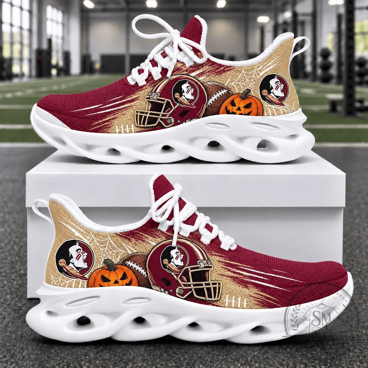 Florida State Seminoles Halloween Football Team Chunky Sneakers