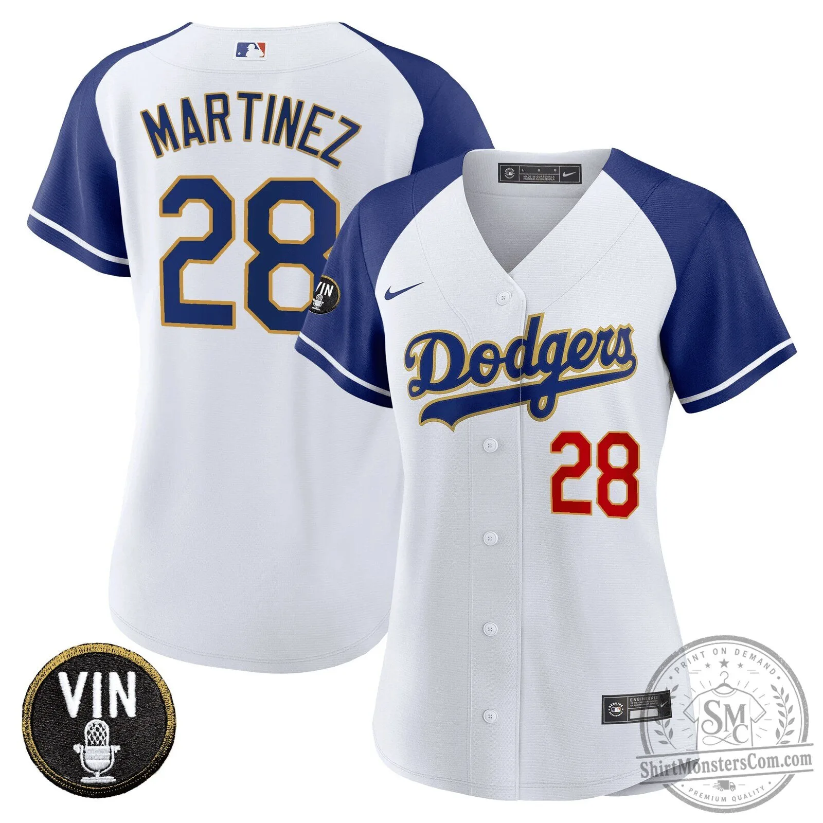Los Angeles Dodgers Shohei Ohtani Baseball Jersey with Vin Scully Patch 46 Los Angeles Dodgers Shohei Ohtani Baseball Jersey with Vin Scully Patch