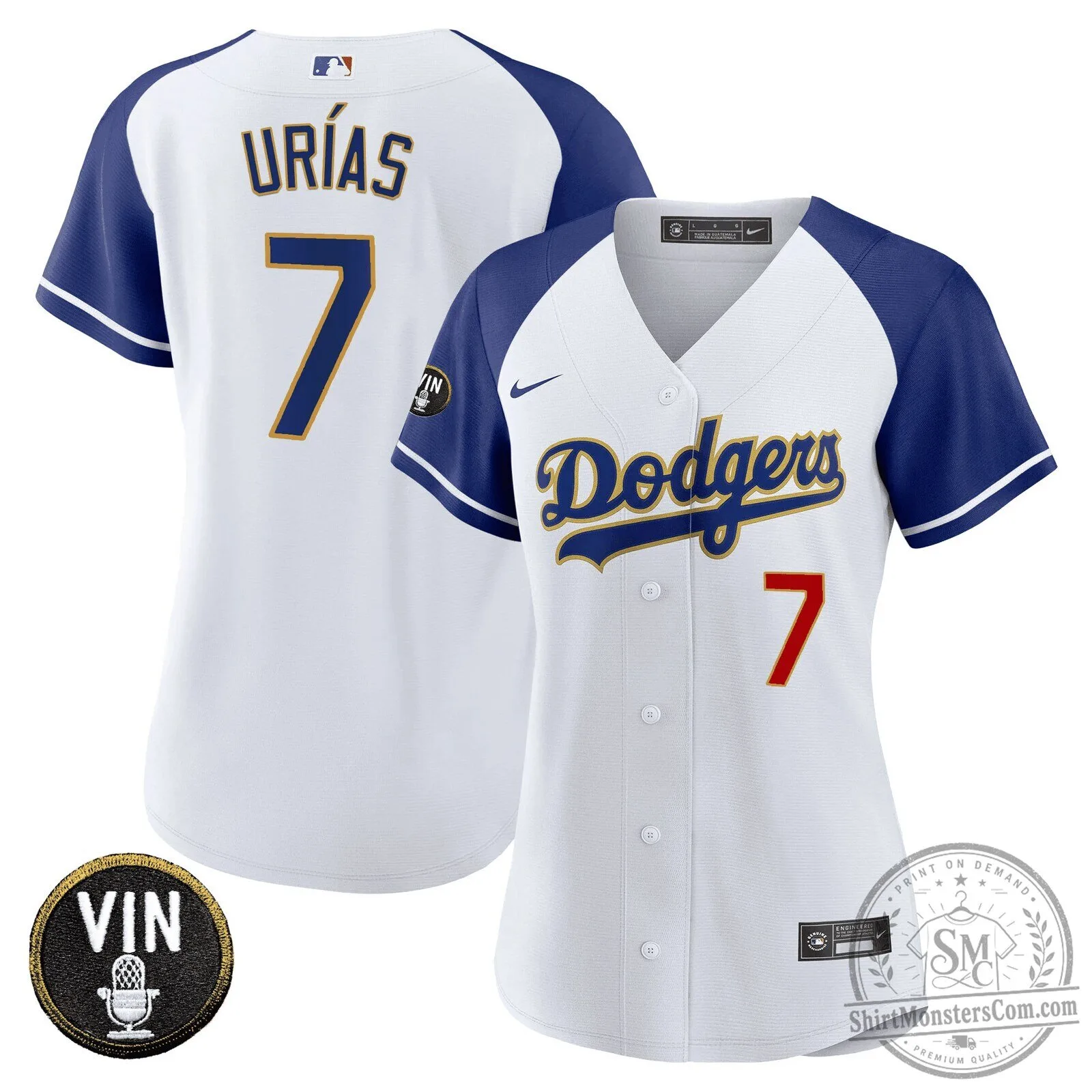 Los Angeles Dodgers Shohei Ohtani Baseball Jersey with Vin Scully Patch 48 Los Angeles Dodgers Shohei Ohtani Baseball Jersey with Vin Scully Patch