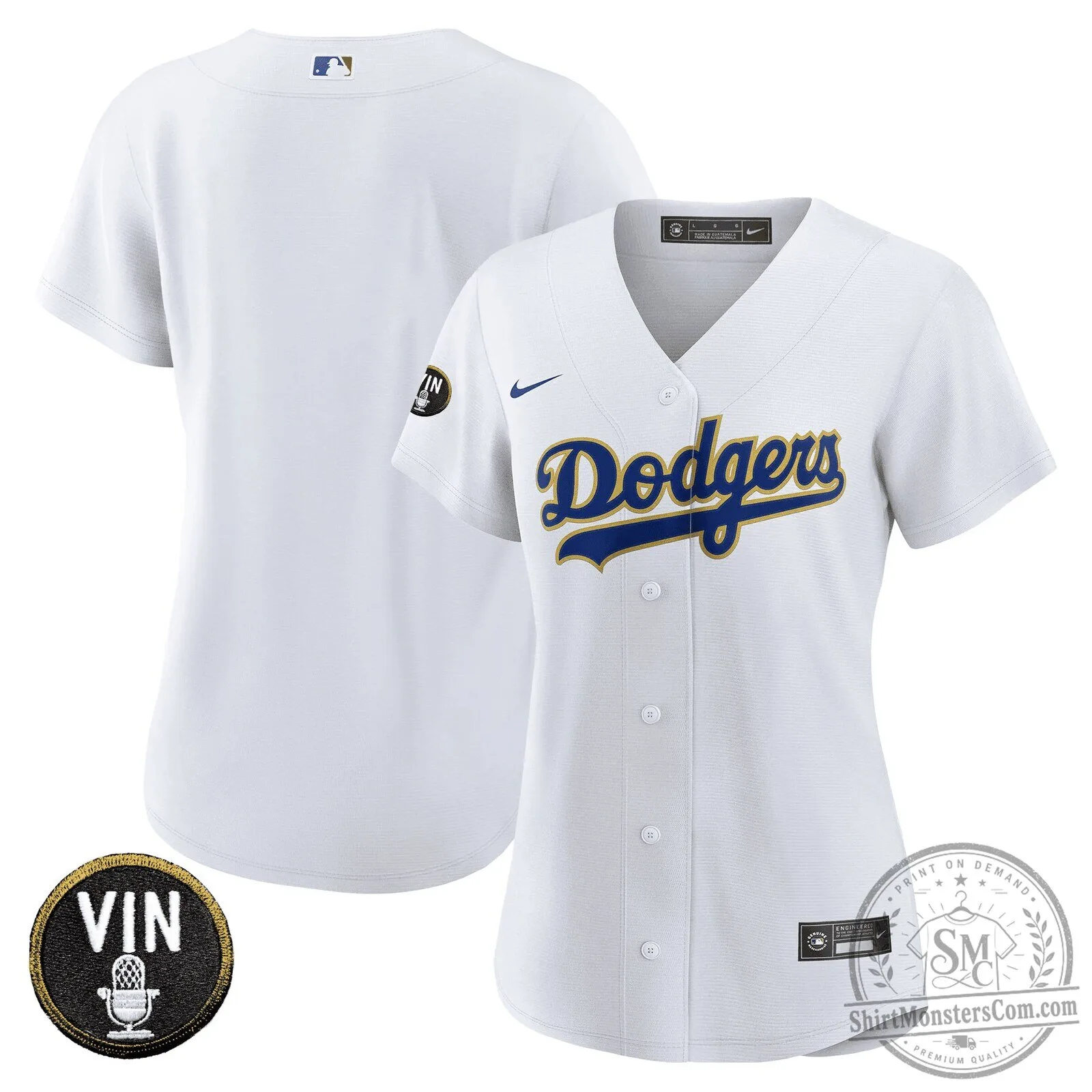 Los Angeles Dodgers Shohei Ohtani Baseball Jersey with Vin Scully Patch 69 Los Angeles Dodgers Shohei Ohtani Baseball Jersey with Vin Scully Patch