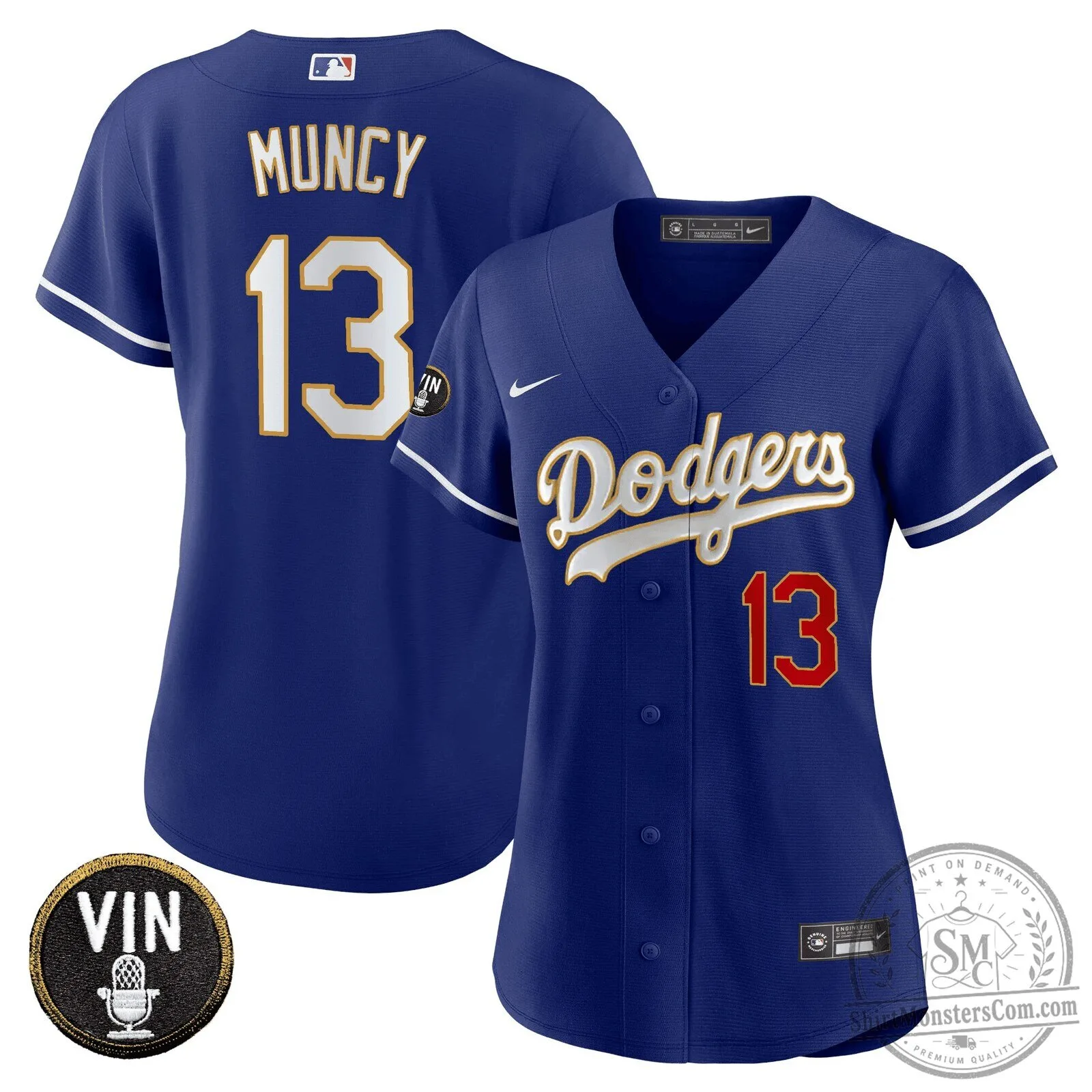 Los Angeles Dodgers Shohei Ohtani Baseball Jersey with Vin Scully Patch 75 Los Angeles Dodgers Shohei Ohtani Baseball Jersey with Vin Scully Patch