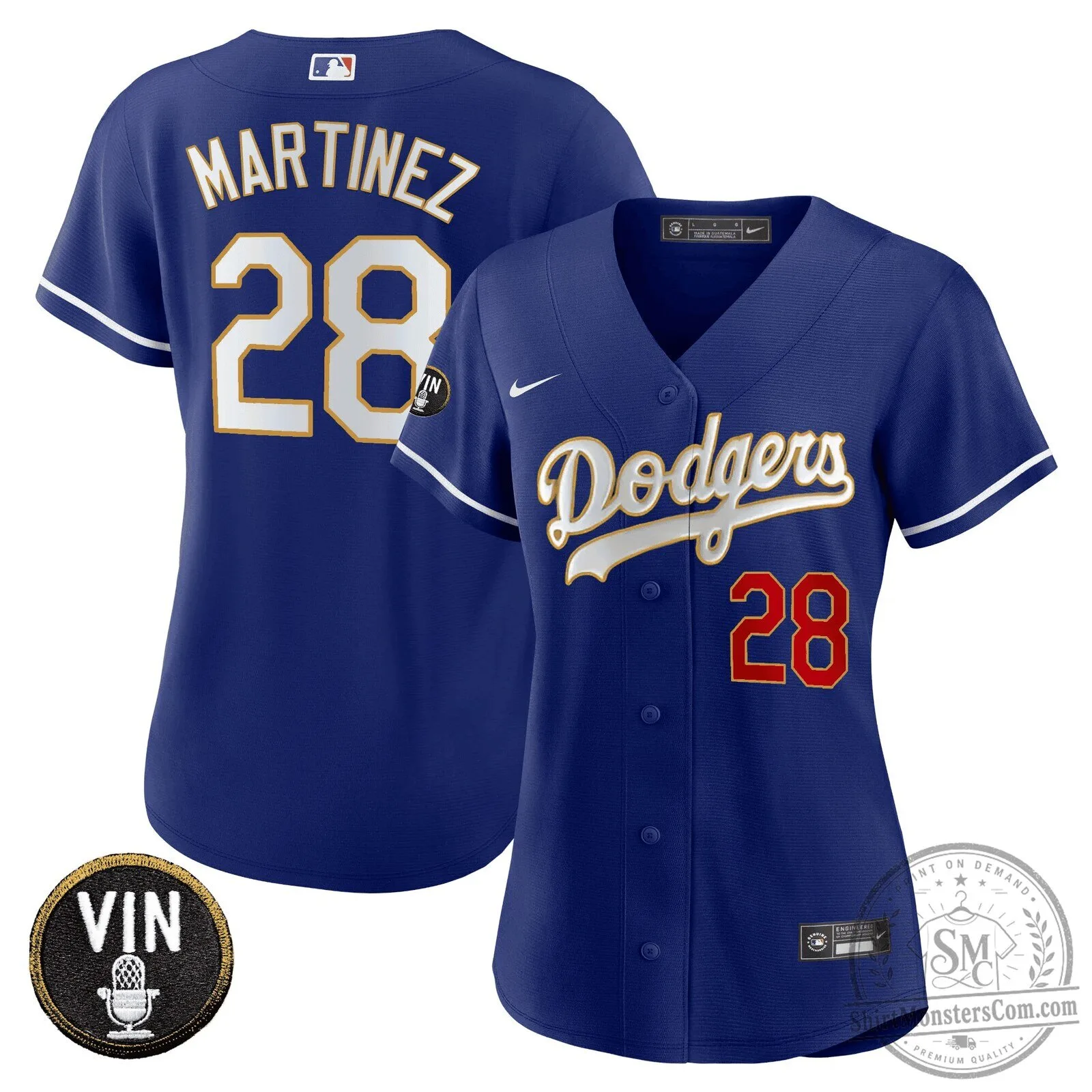 Los Angeles Dodgers Shohei Ohtani Baseball Jersey with Vin Scully Patch 76 Los Angeles Dodgers Shohei Ohtani Baseball Jersey with Vin Scully Patch